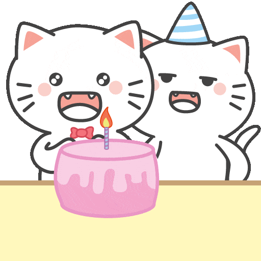Birthday cats